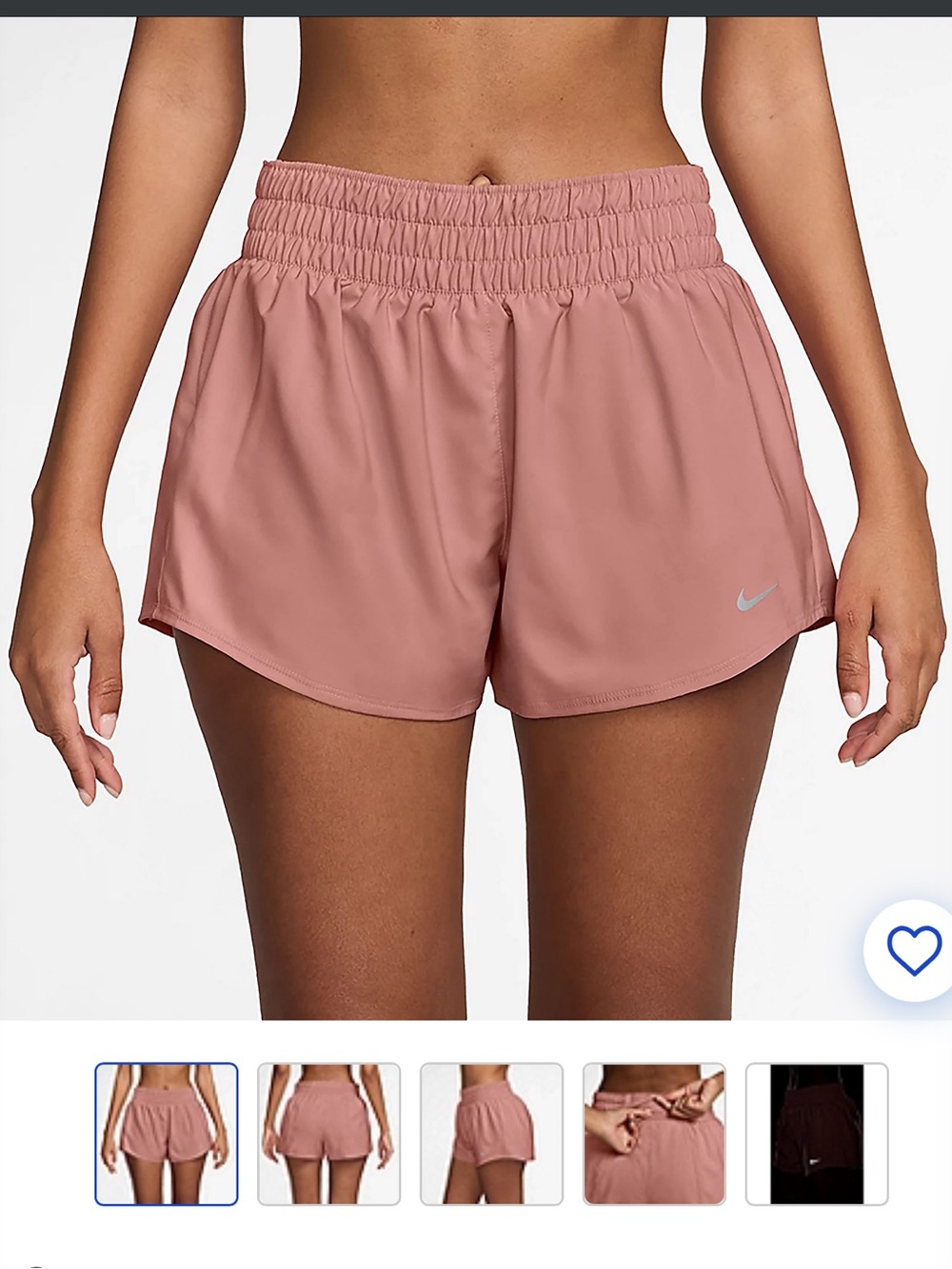 Nike Light Pink Women’s Athletic Shorts